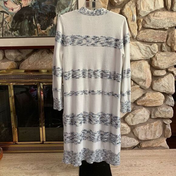 Long Loft womens strip cardigan size L (B8) - Picture 10 of 12